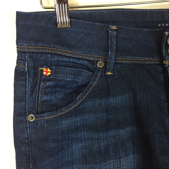 Hudson Collin Flap Skinny Jeans Dark Wash SZ 29 - Picture 4 of 12